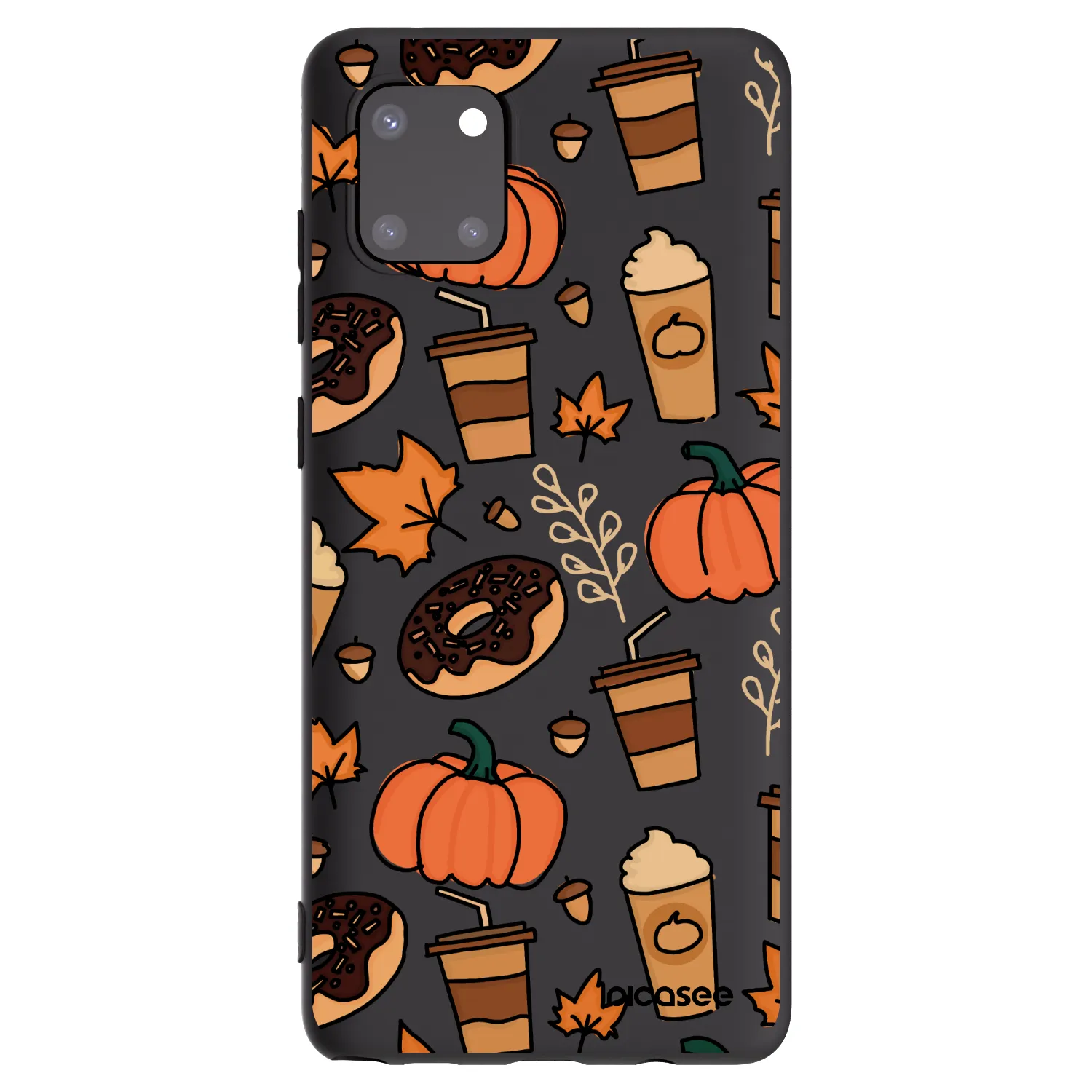 Picasee silikonski črni ovitek za Samsung Galaxy Note 10 Lite N770F - Fallovers