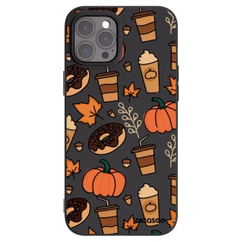 Picasee silikonski črni ovitek za Apple iPhone 12 Pro Max - Fallovers