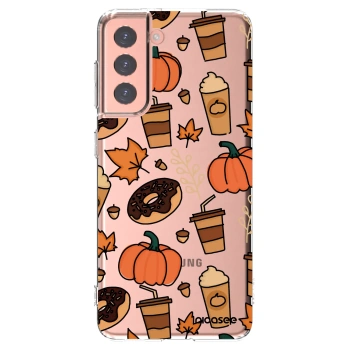 Picasee silikonski prozorni ovitek za Samsung Galaxy S21 5G G991B - Fallovers