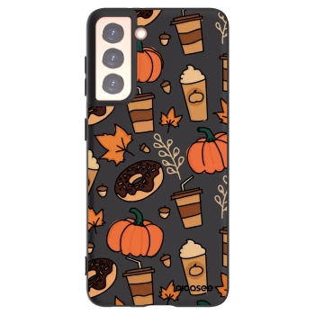 Picasee silikonski črni ovitek za Samsung Galaxy S21 5G G991B - Fallovers