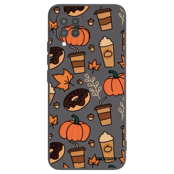 Picasee silikonski črni ovitek za Samsung Galaxy A42 A426B - Fallovers