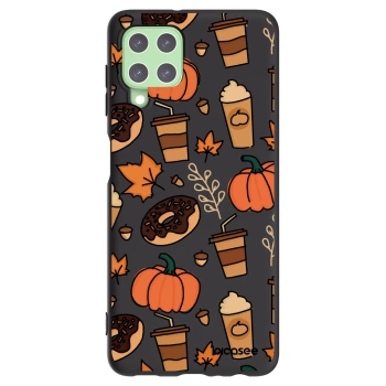 Picasee silikonski črni ovitek za Samsung Galaxy A22 A225F 4G - Fallovers