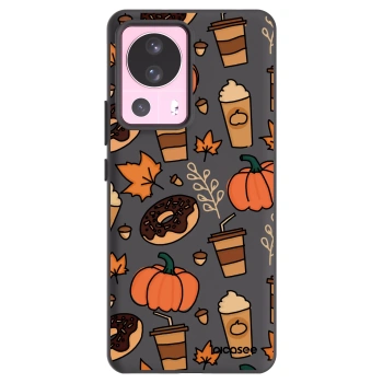 Picasee silikonski črni ovitek za Xiaomi 13 Lite - Fallovers
