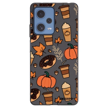 Picasee silikonski črni ovitek za Xiaomi Redmi Note 12 Pro 5G - Fallovers