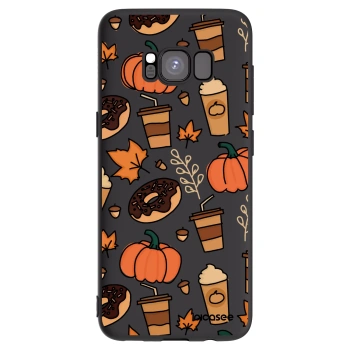 Picasee silikonski črni ovitek za Samsung Galaxy S8 G950F - Fallovers