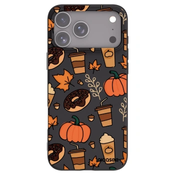 Picasee silikonski črni ovitek za Apple iPhone 17 Pro Max - Fallovers