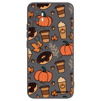 Picasee silikonski črni ovitek za Xiaomi Mi Note 10 (Pro) - Fallovers