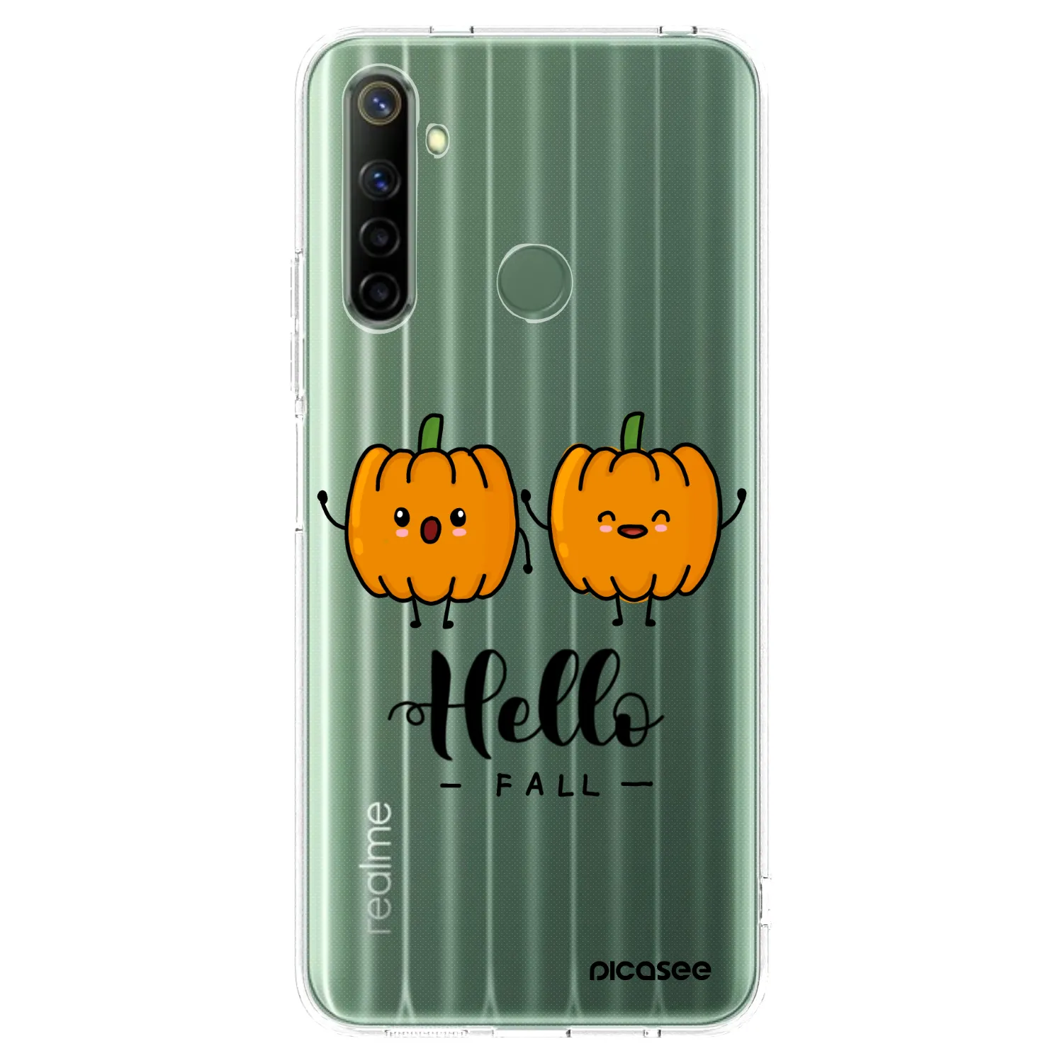 Picasee silikonski prozorni ovitek za Realme 6i - Hallo Fall