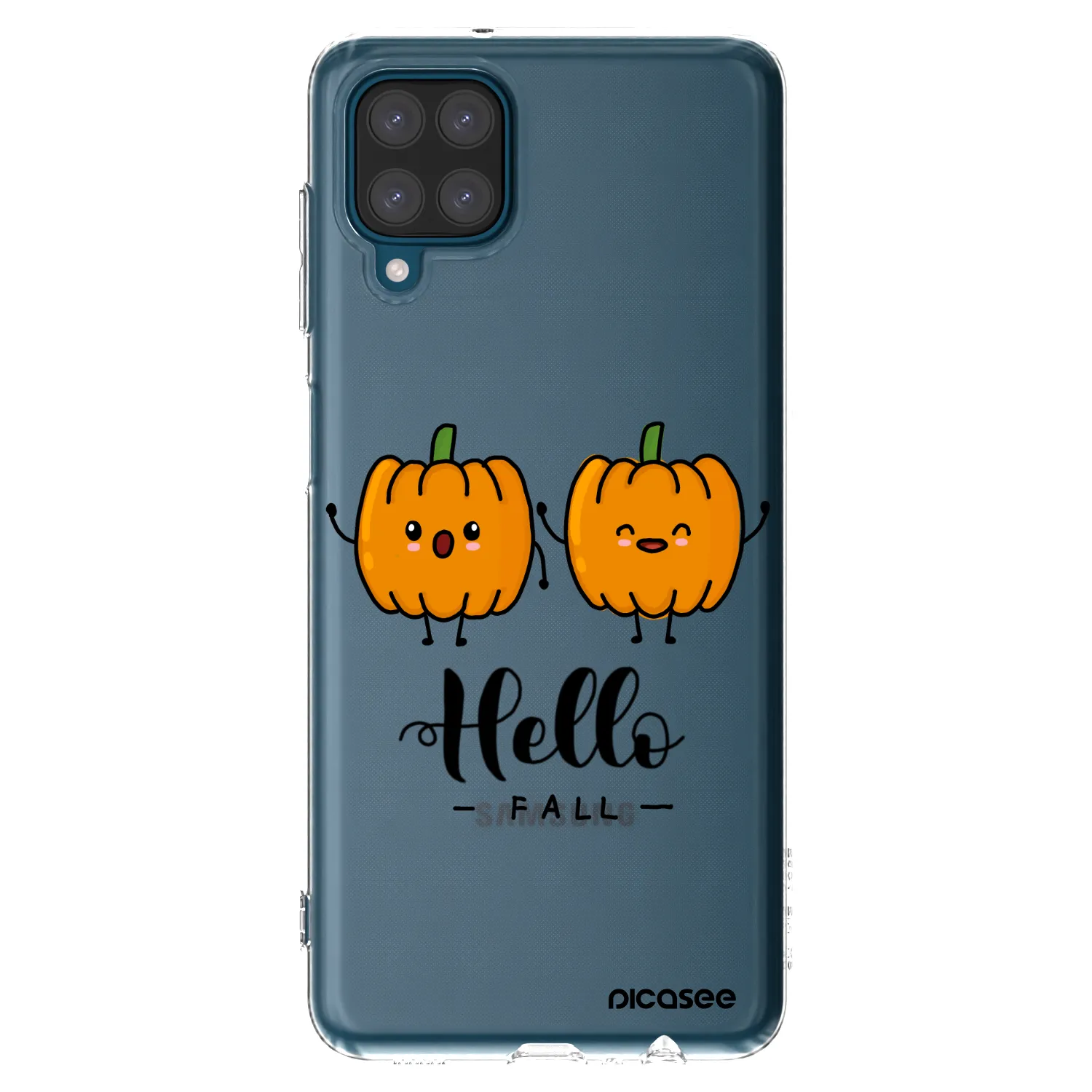 Picasee silikonski prozorni ovitek za Samsung Galaxy A12 A125F - Hallo Fall