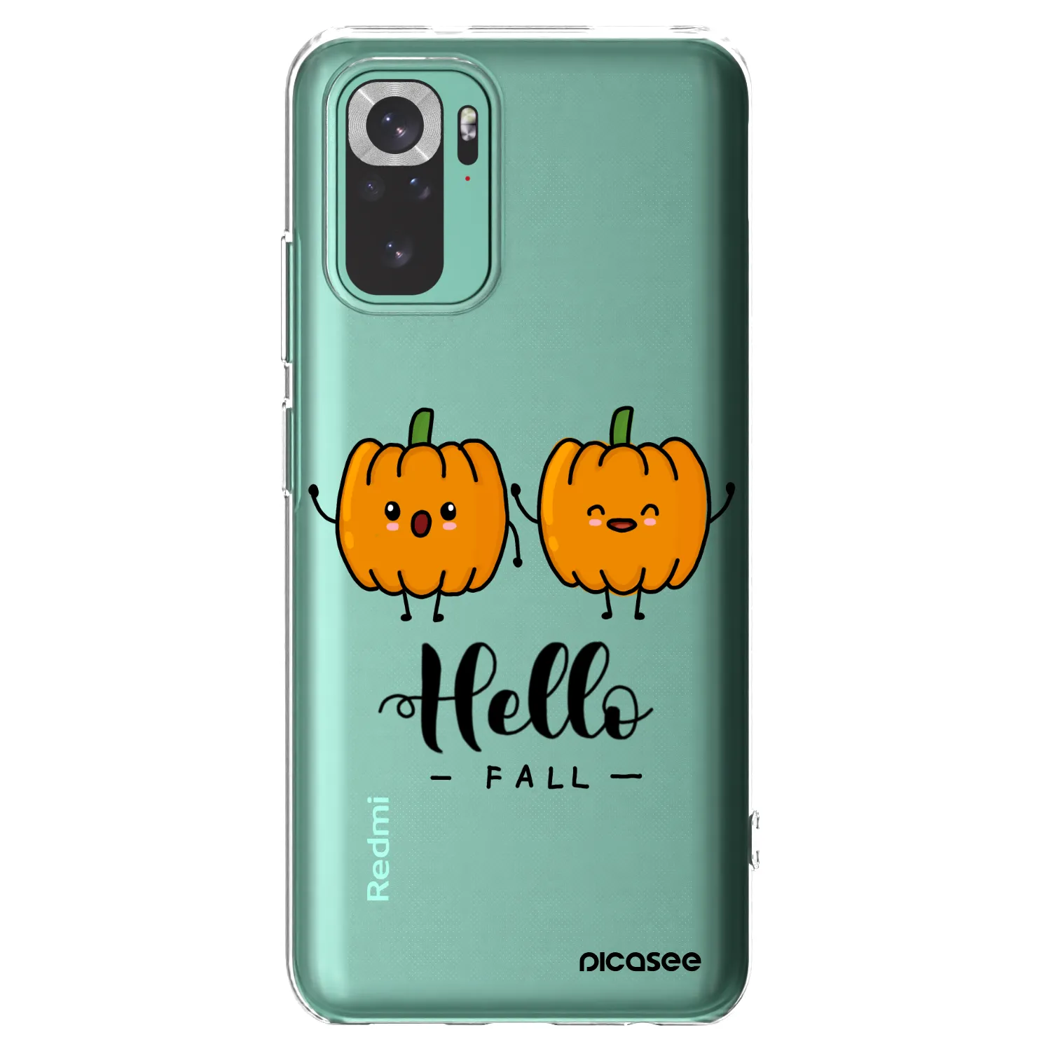 Picasee silikonski prozorni ovitek za Xiaomi Redmi Note 10 Pro - Hallo Fall