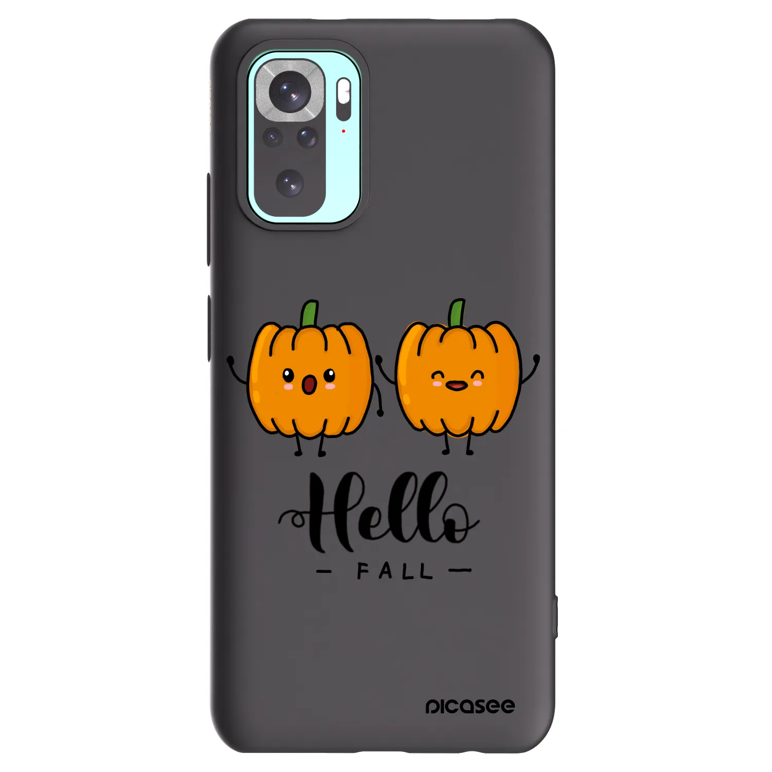 Picasee silikonski črni ovitek za Xiaomi Redmi Note 10 Pro - Hallo Fall