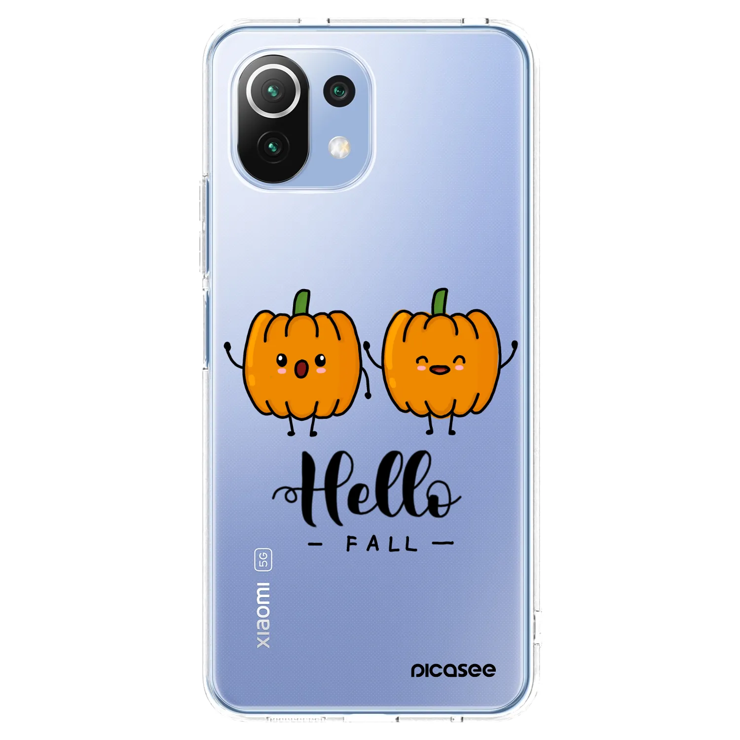 Picasee silikonski prozorni ovitek za Xiaomi Mi 11 Lite - Hallo Fall