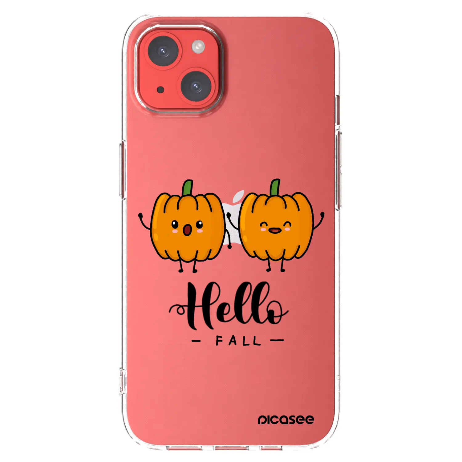 Picasee silikonski prozorni ovitek za Apple iPhone 13 - Hallo Fall