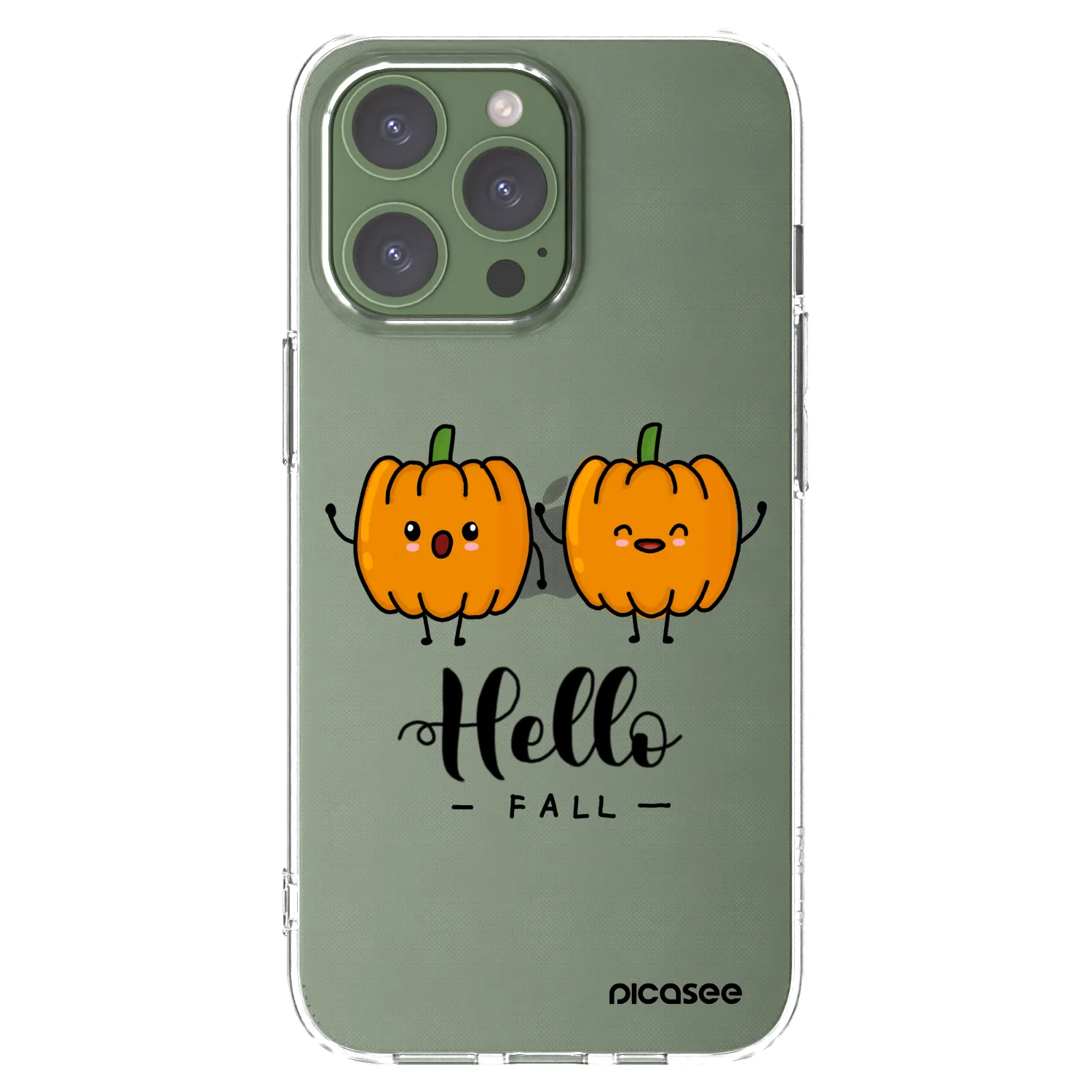 Picasee silikonski prozorni ovitek za Apple iPhone 13 Pro - Hallo Fall