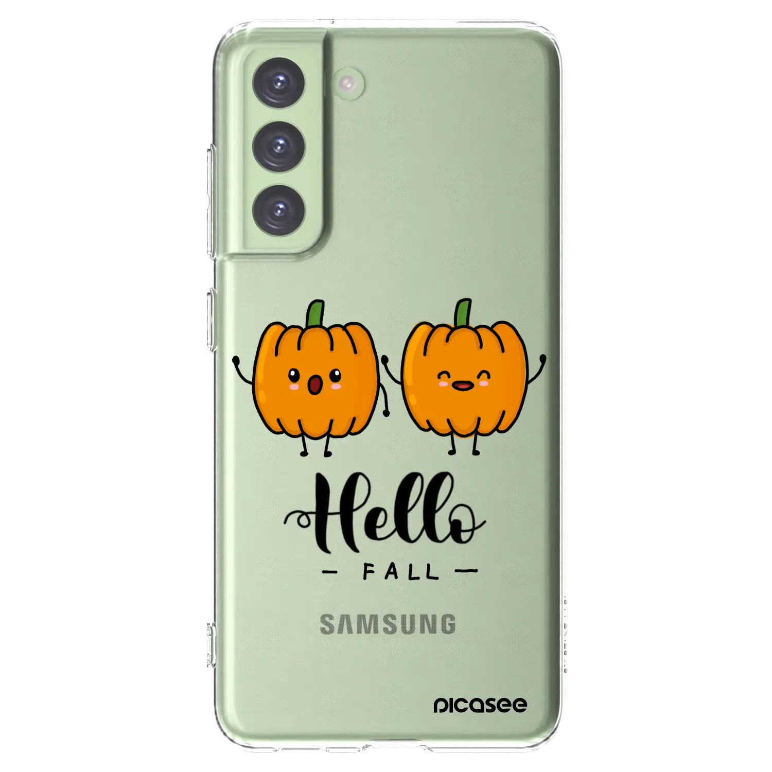 Picasee silikonski prozorni ovitek za Samsung Galaxy S21 FE 5G - Hallo Fall