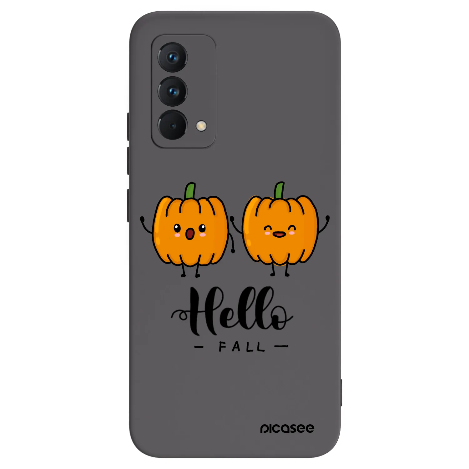 Picasee silikonski črni ovitek za Realme GT Master Edition 5G - Hallo Fall