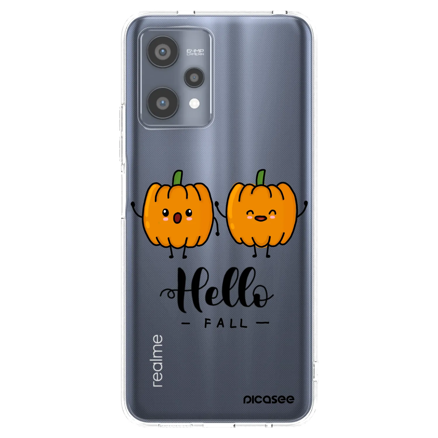 Picasee silikonski prozorni ovitek za Realme 9 Pro 5G - Hallo Fall