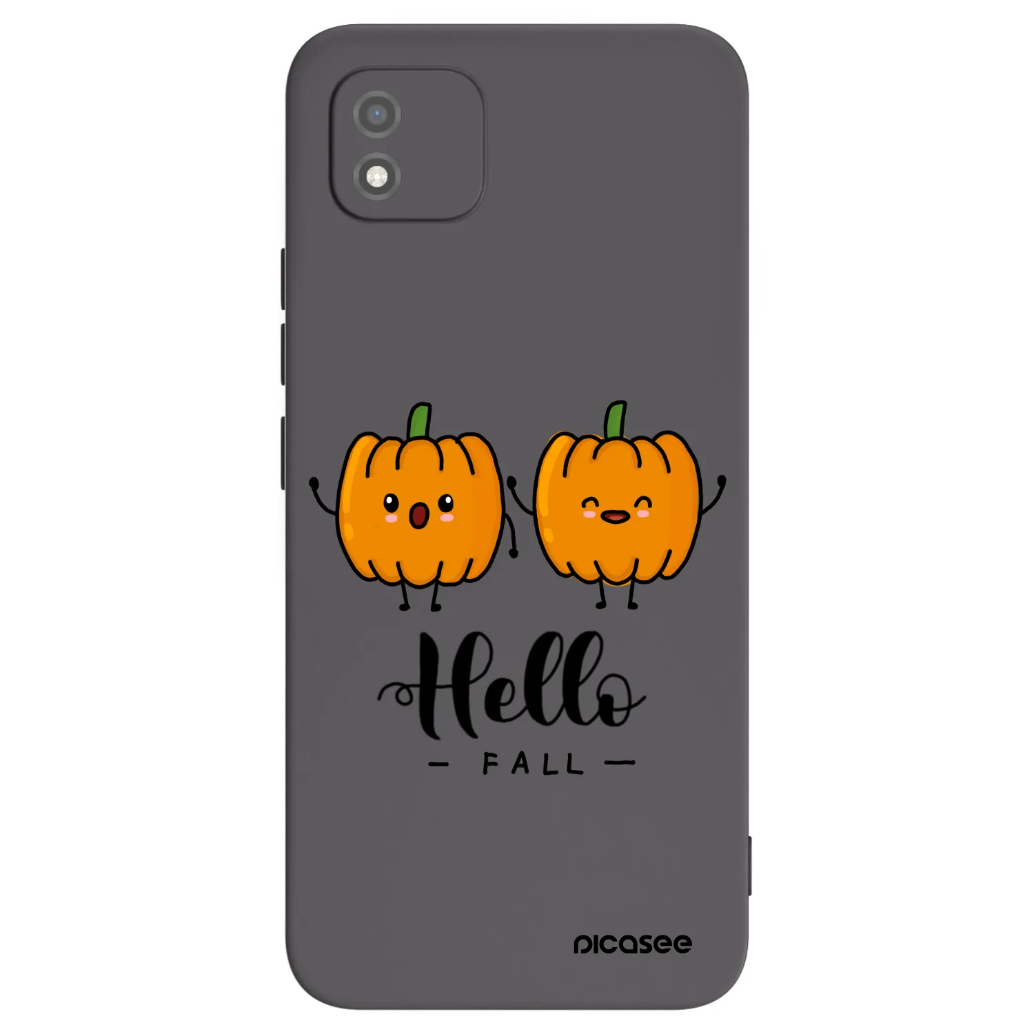 Picasee silikonski črni ovitek za Realme C11 (2021) - Hallo Fall
