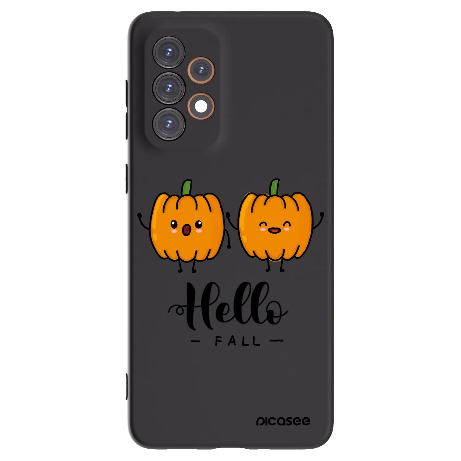 Picasee silikonski črni ovitek za Samsung Galaxy A33 5G A336 - Hallo Fall