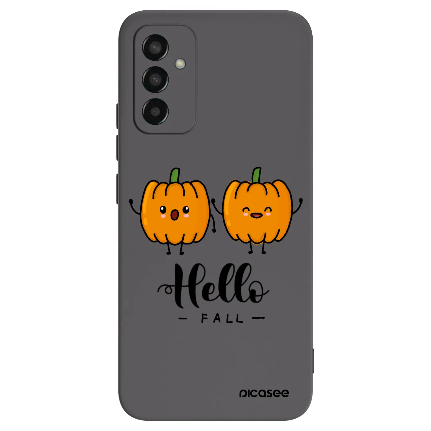 Picasee silikonski črni ovitek za Samsung Galaxy M13 M135F - Hallo Fall