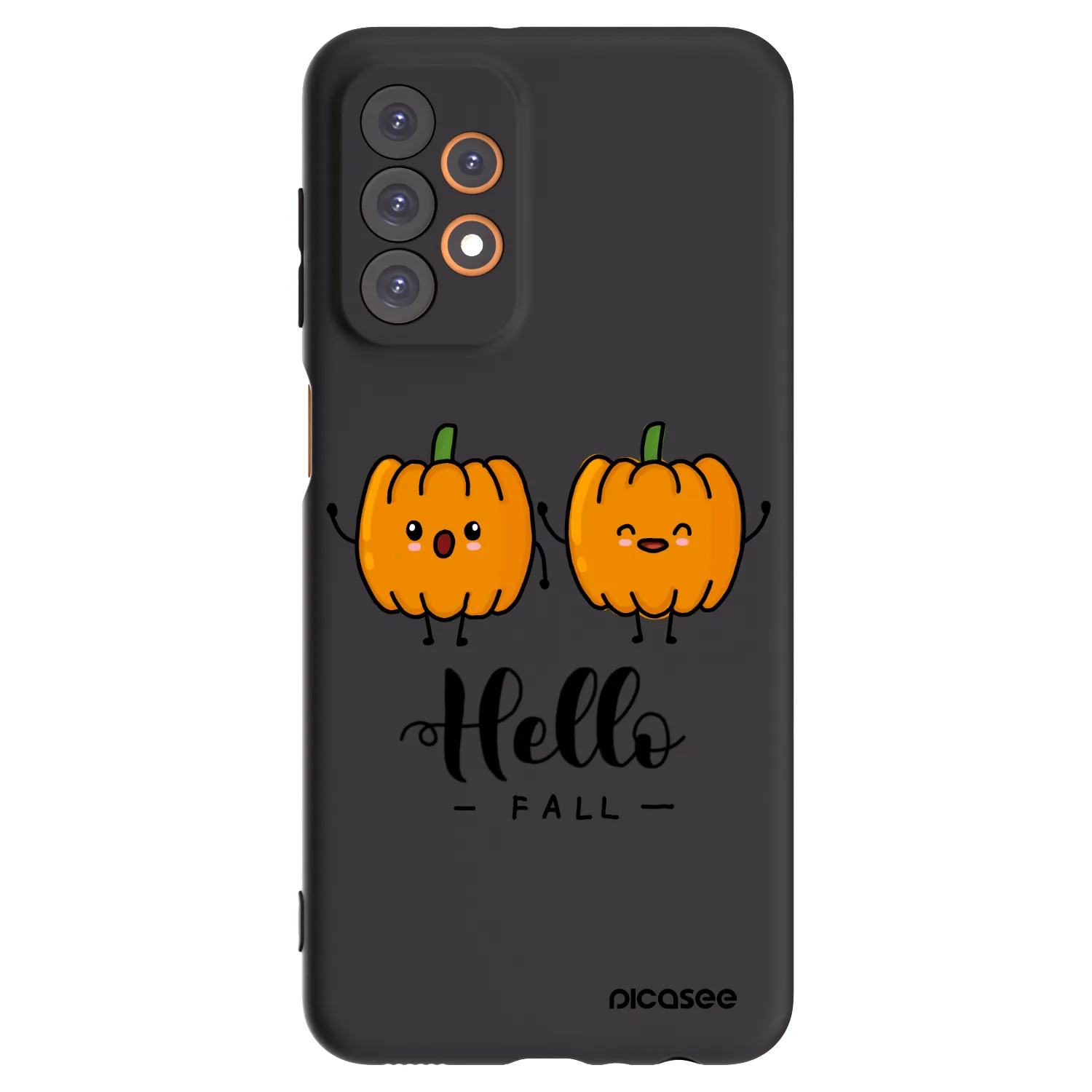 Picasee silikonski črni ovitek za Samsung Galaxy A23 A236B 5G - Hallo Fall