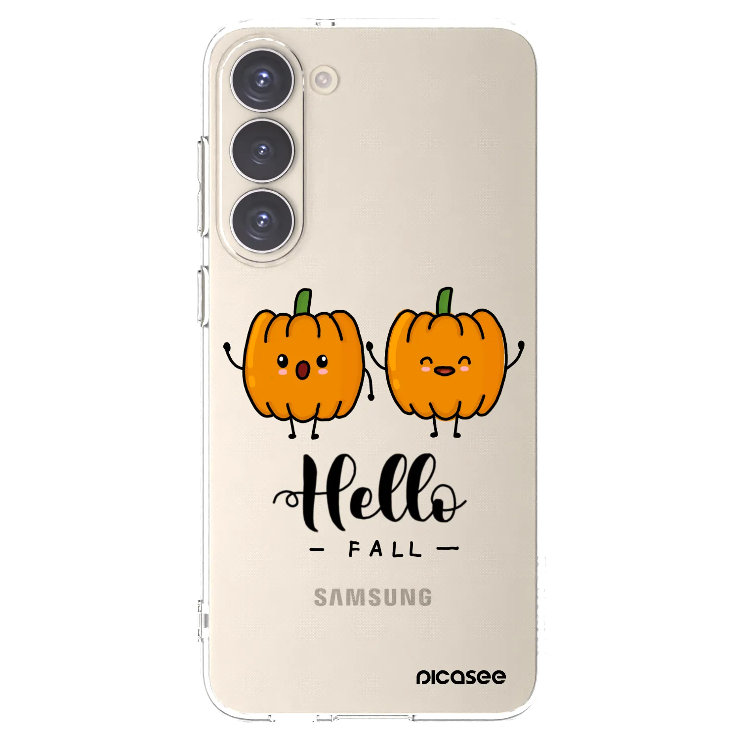 Picasee silikonski prozorni ovitek za Samsung Galaxy S23+ 5G - Hallo Fall