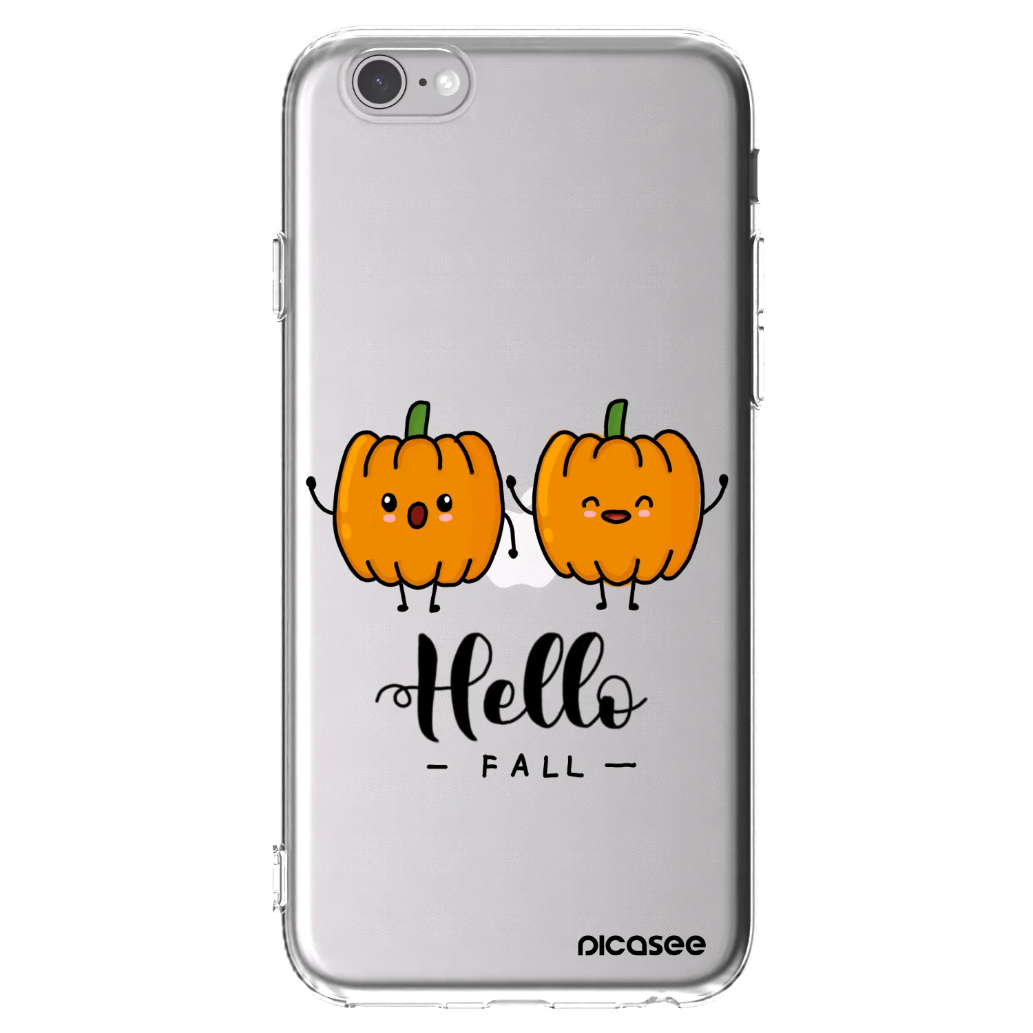 Picasee silikonski prozorni ovitek za Apple iPhone 6/6S - Hallo Fall