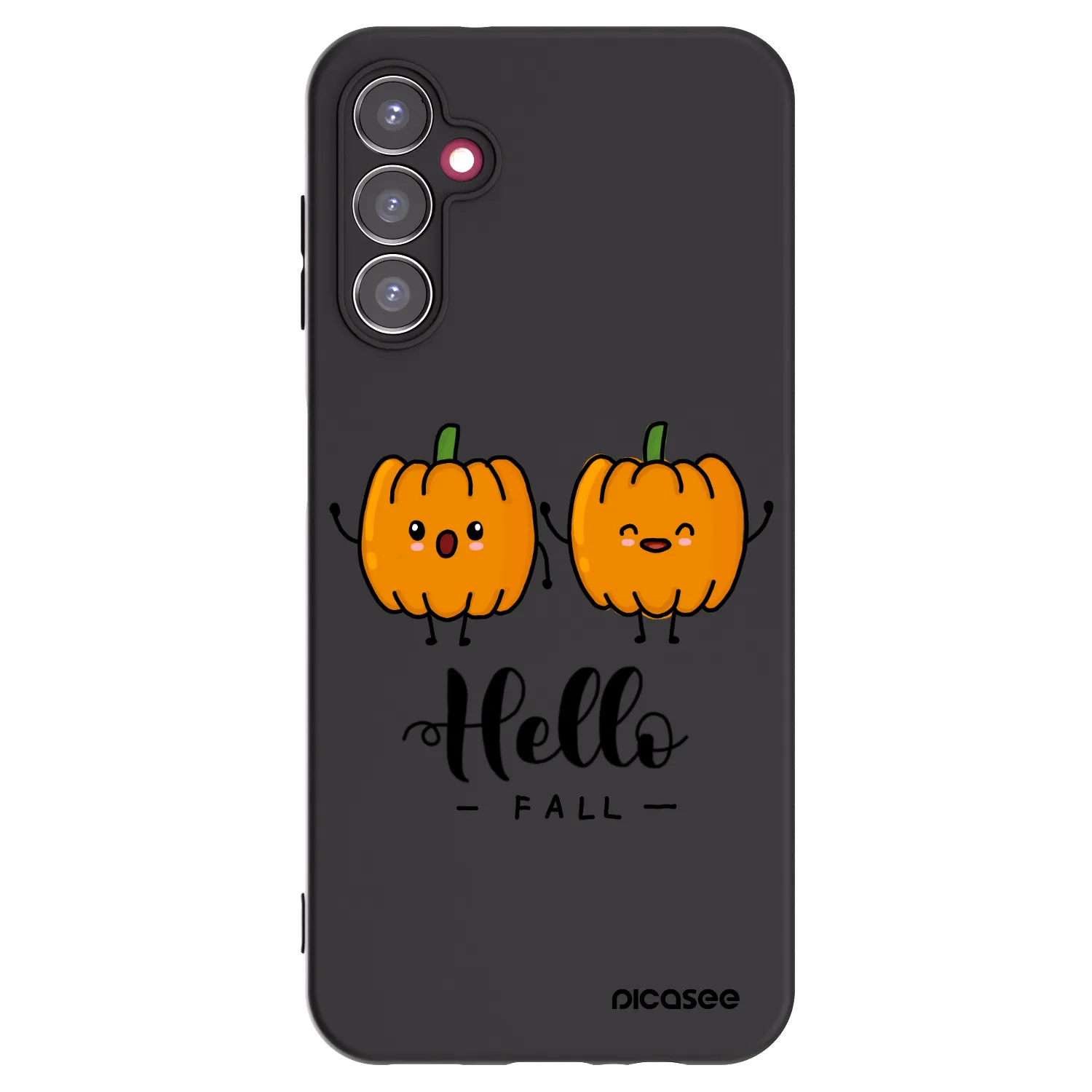 Picasee silikonski črni ovitek za Samsung Galaxy A14 5G A146P - Hallo Fall