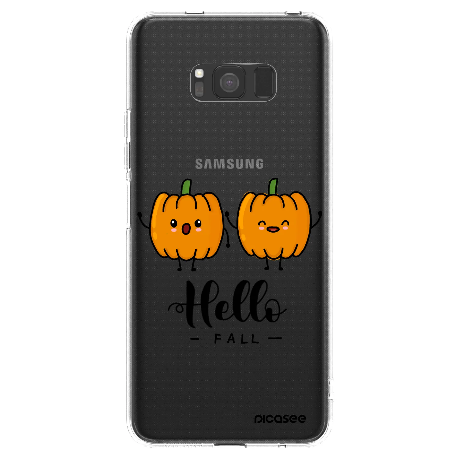 Picasee silikonski prozorni ovitek za Samsung Galaxy S8 G950F - Hallo Fall