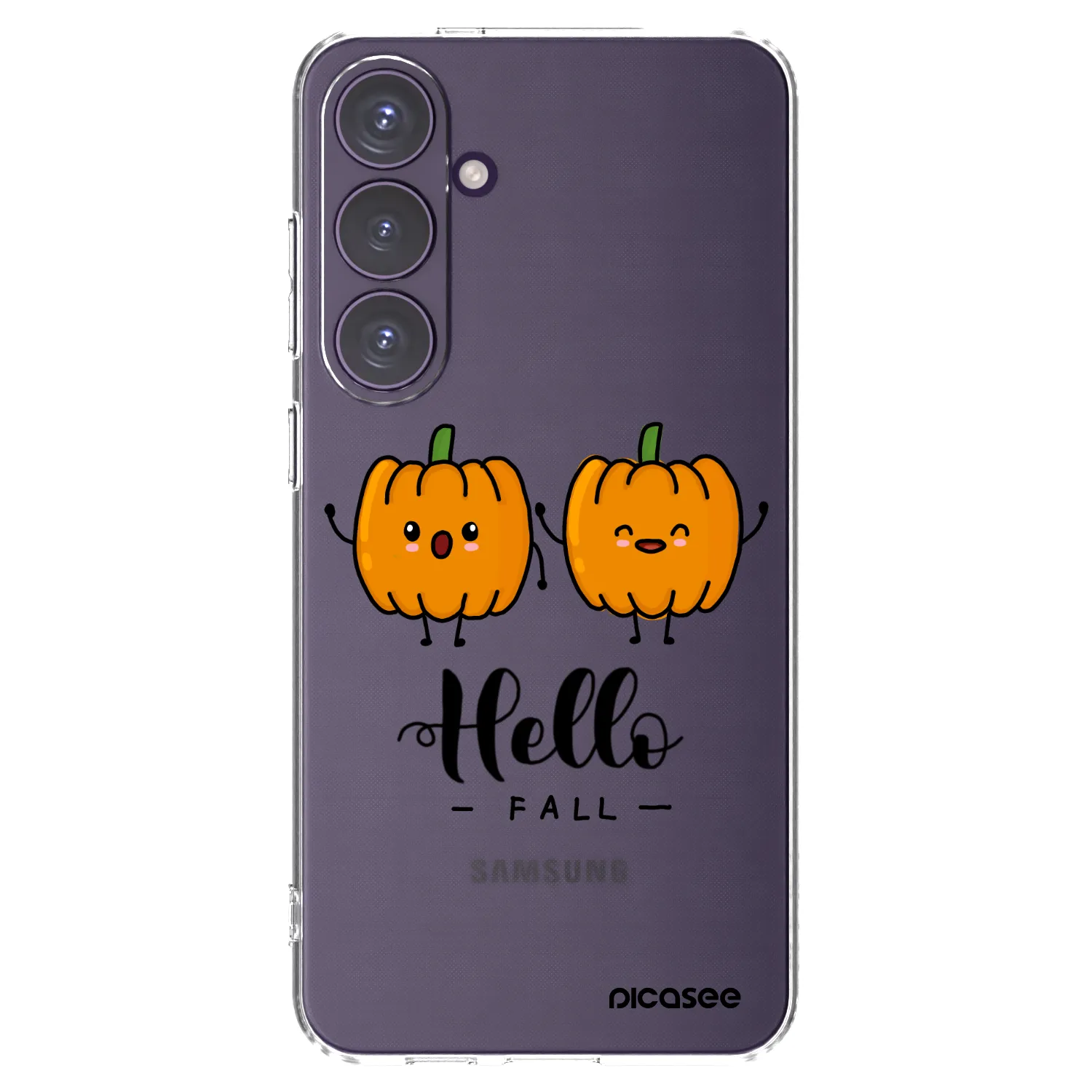 Picasee silikonski prozorni ovitek za Samsung Galaxy S24+ S926B 5G - Hallo Fall
