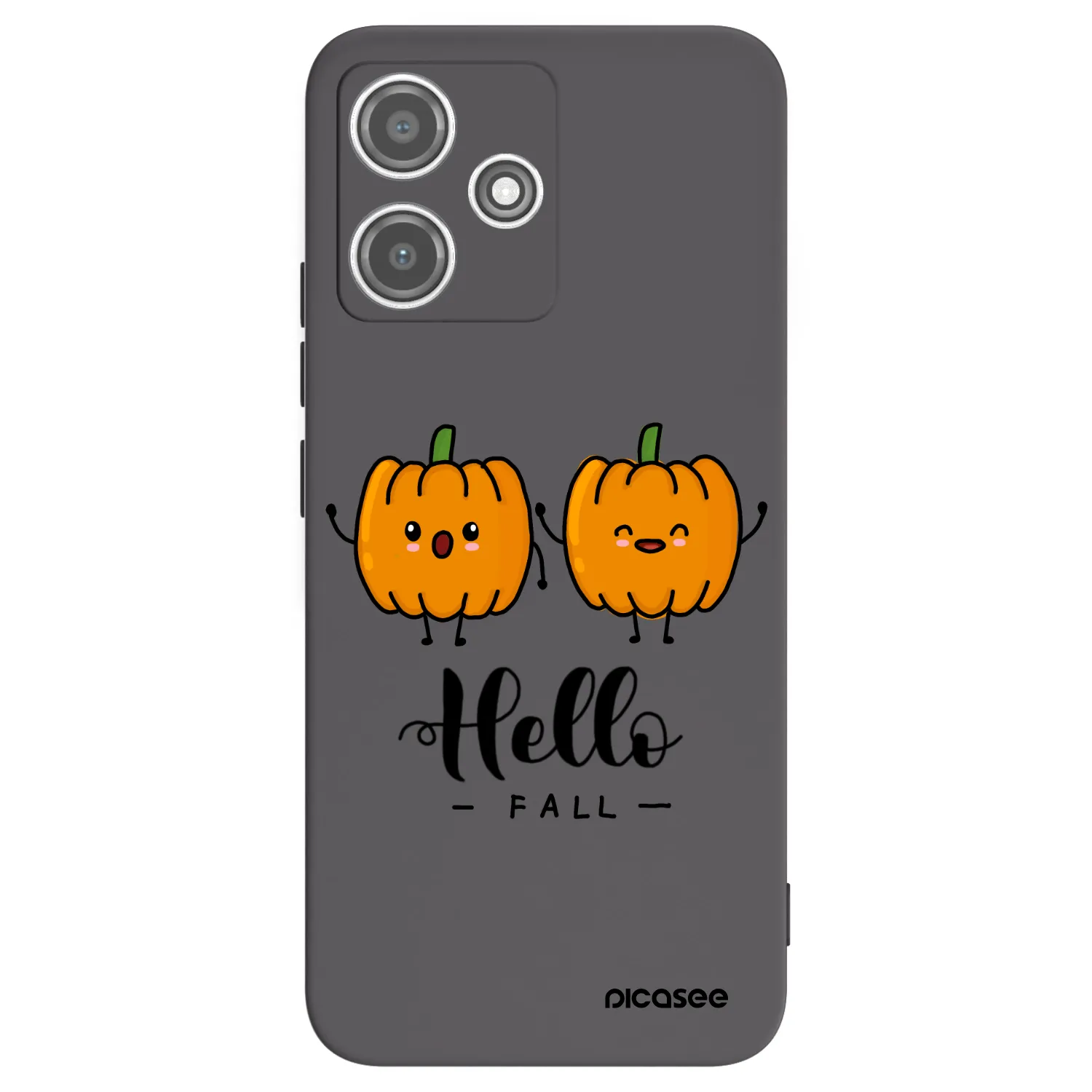 Picasee silikonski črni ovitek za Xiaomi Redmi 12 5G - Hallo Fall