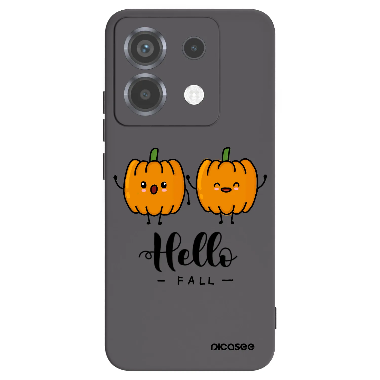 Picasee silikonski črni ovitek za Xiaomi Poco X6 - Hallo Fall