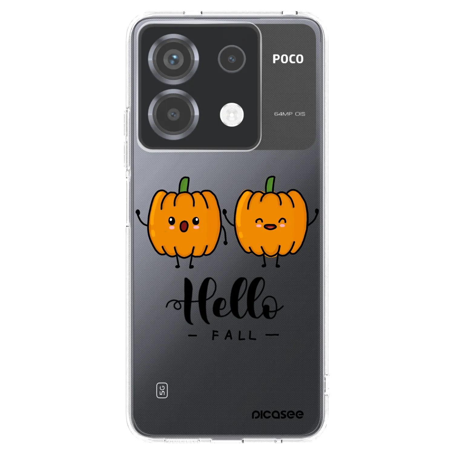 Picasee silikonski prozorni ovitek za Xiaomi Poco X6 - Hallo Fall