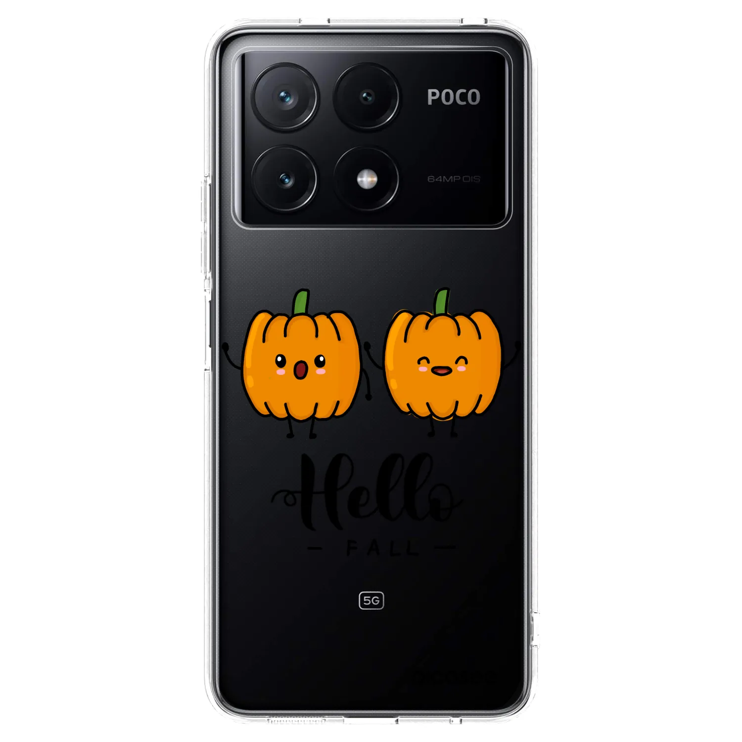 Picasee silikonski prozorni ovitek za Xiaomi Poco X6 Pro - Hallo Fall