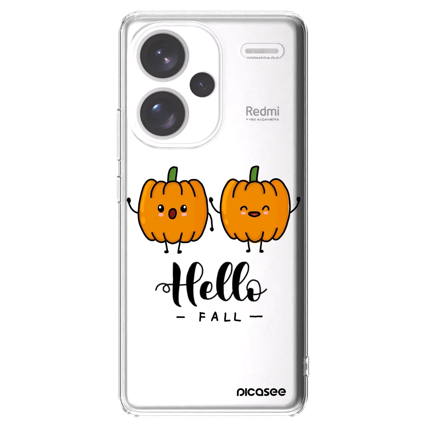 Picasee silikonski prozorni ovitek za Xiaomi Redmi Note 13 Pro+ 5G - Hallo Fall