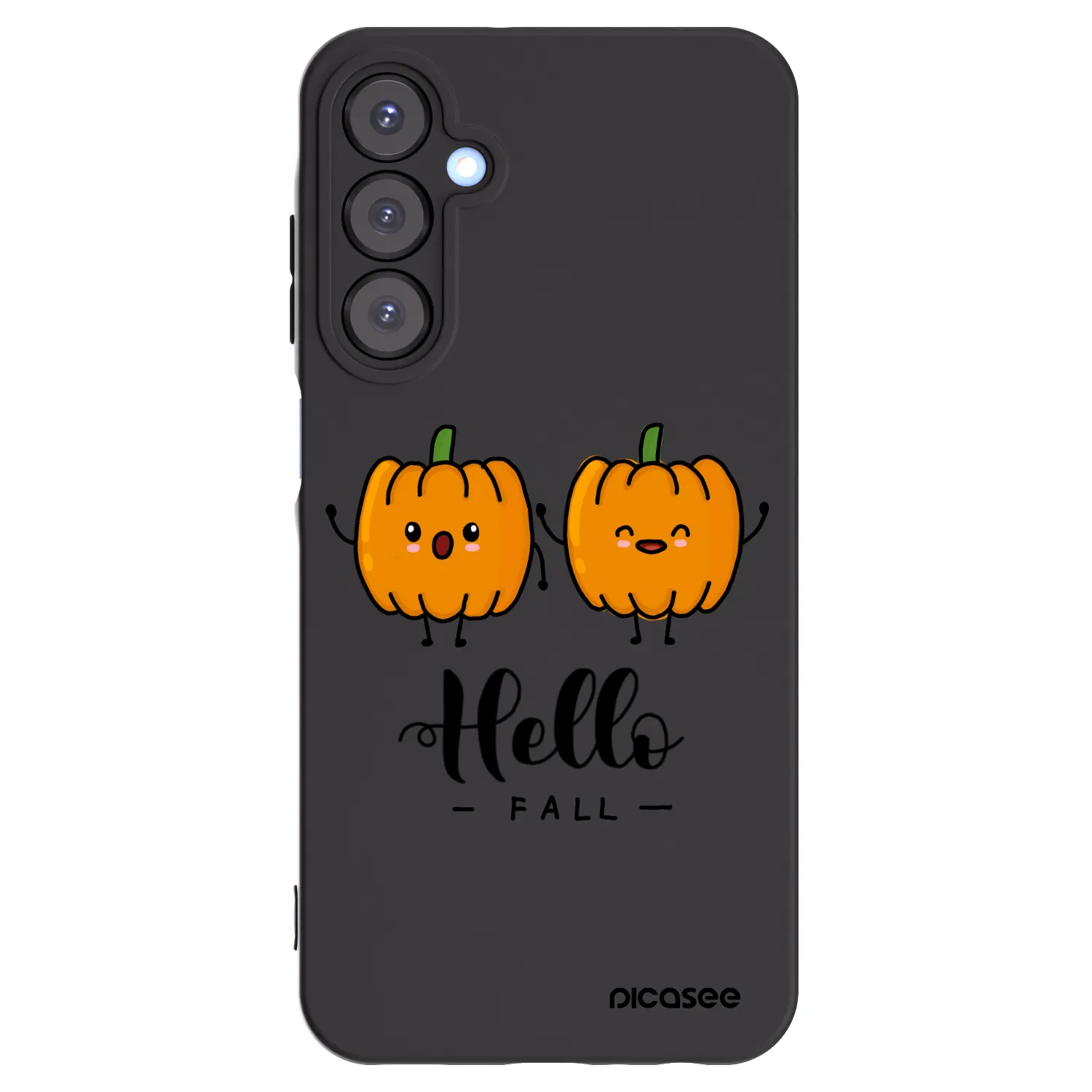 Picasee silikonski črni ovitek za Samsung Galaxy A25 A256B 5G - Hallo Fall
