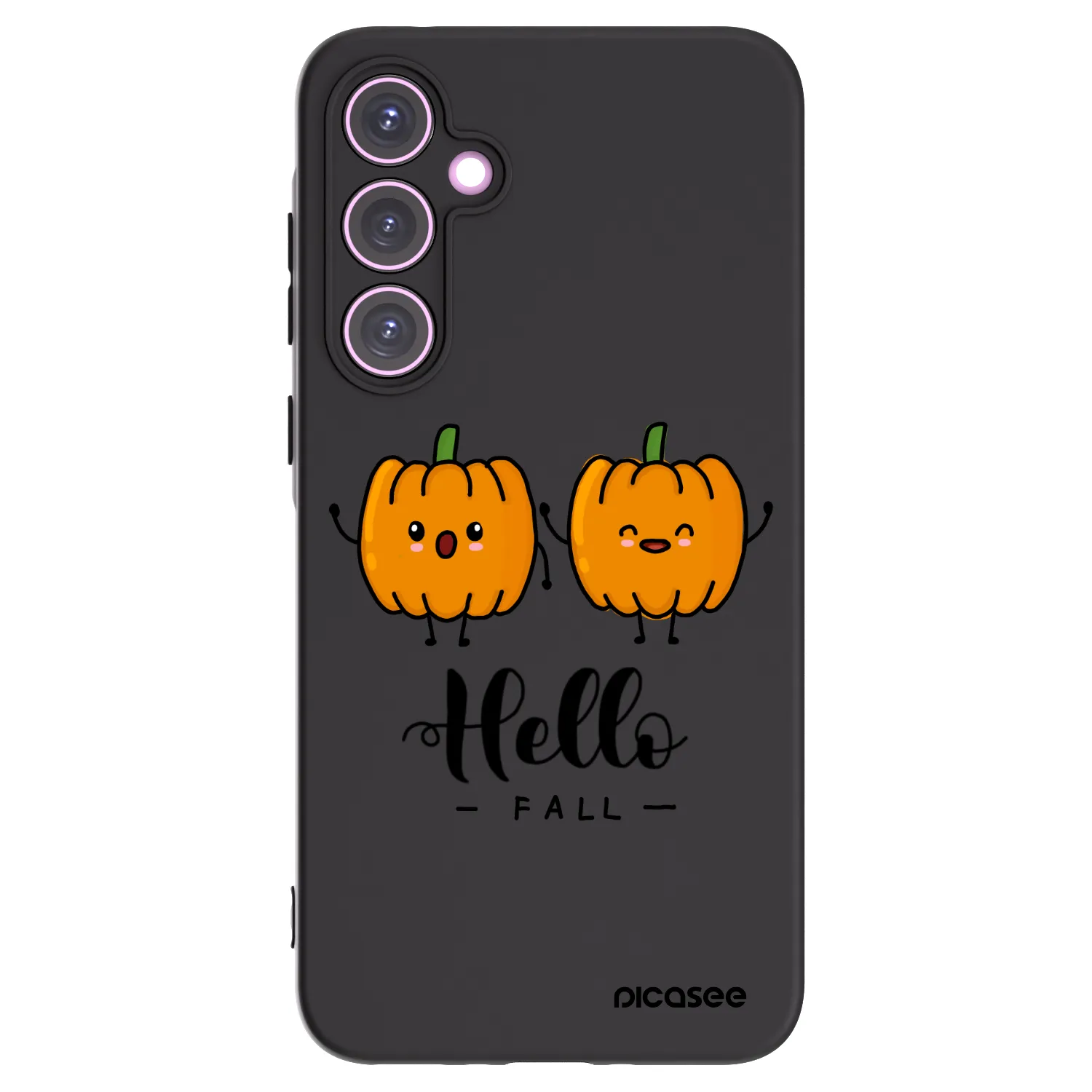 Picasee silikonski črni ovitek za Samsung Galaxy A35 5G A356B - Hallo Fall