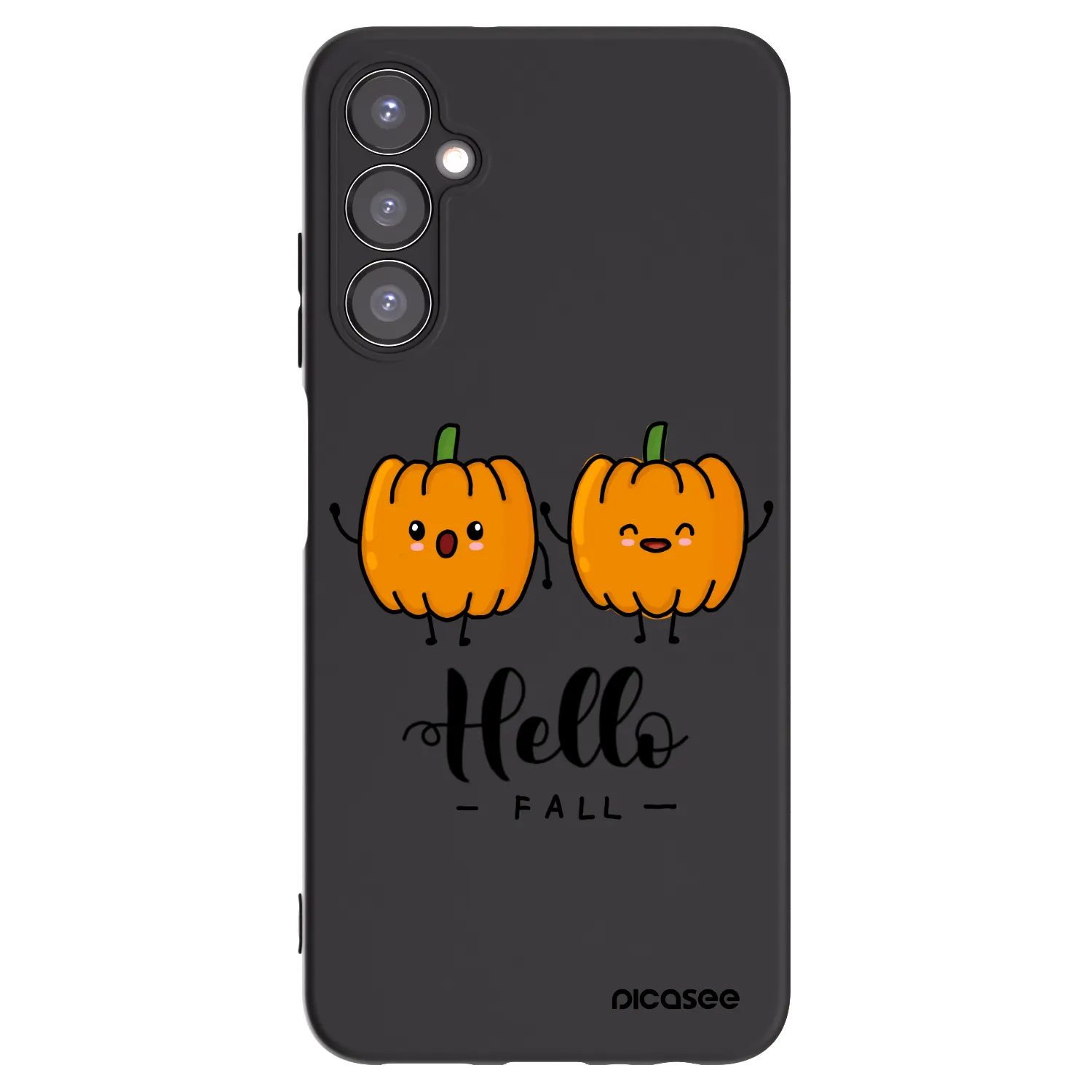 Picasee silikonski črni ovitek za Samsung Galaxy A05s A057G - Hallo Fall