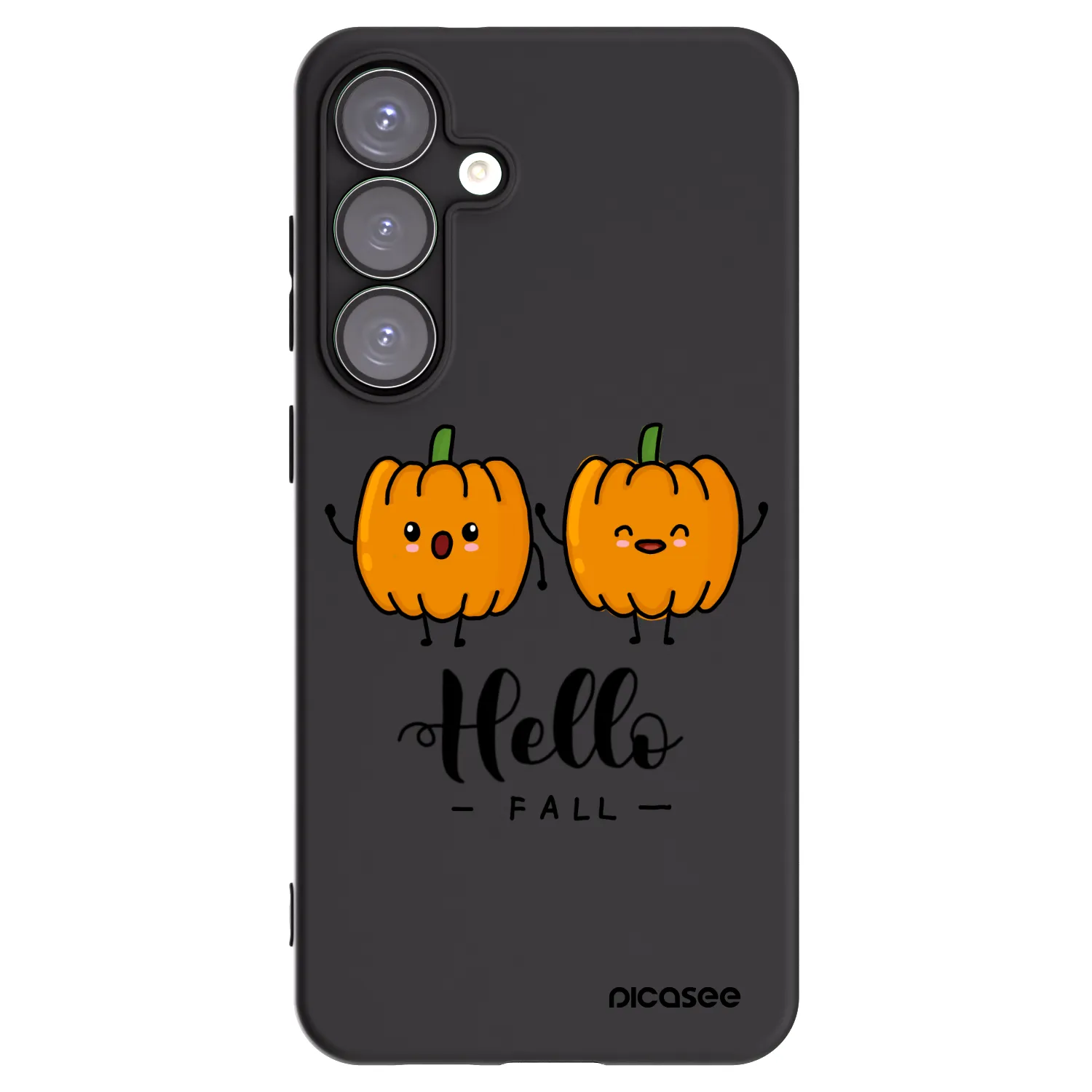 Picasee silikonski črni ovitek za Samsung Galaxy S25+ 5G - Hallo Fall