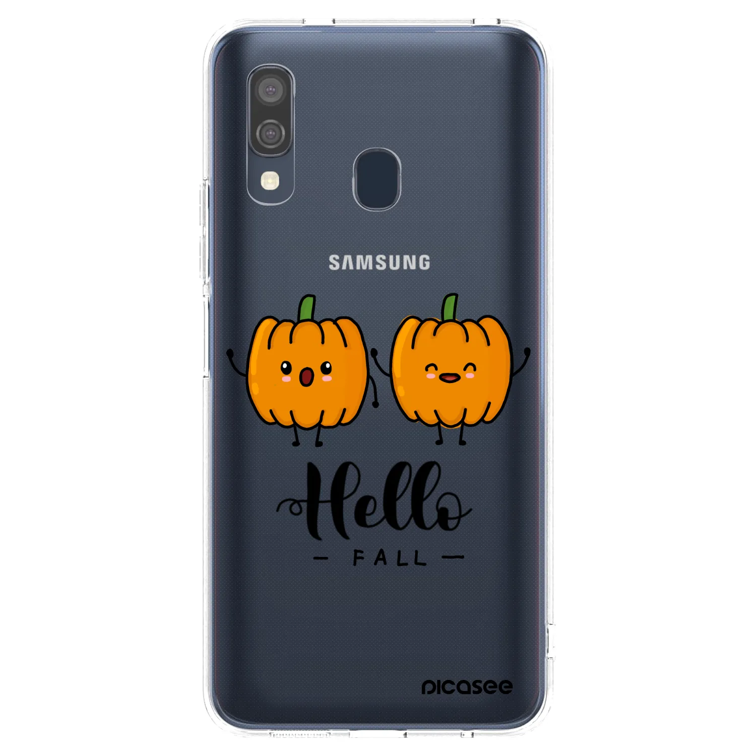 Picasee silikonski prozorni ovitek za Samsung Galaxy A40 A405F - Hallo Fall