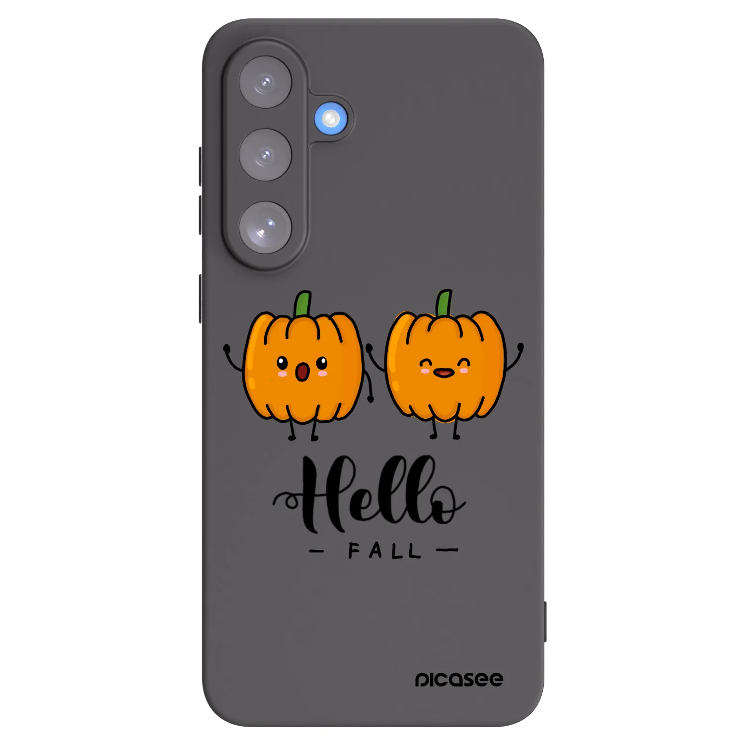 Picasee silikonski črni ovitek za Samsung Galaxy S25 FE 5G - Hallo Fall