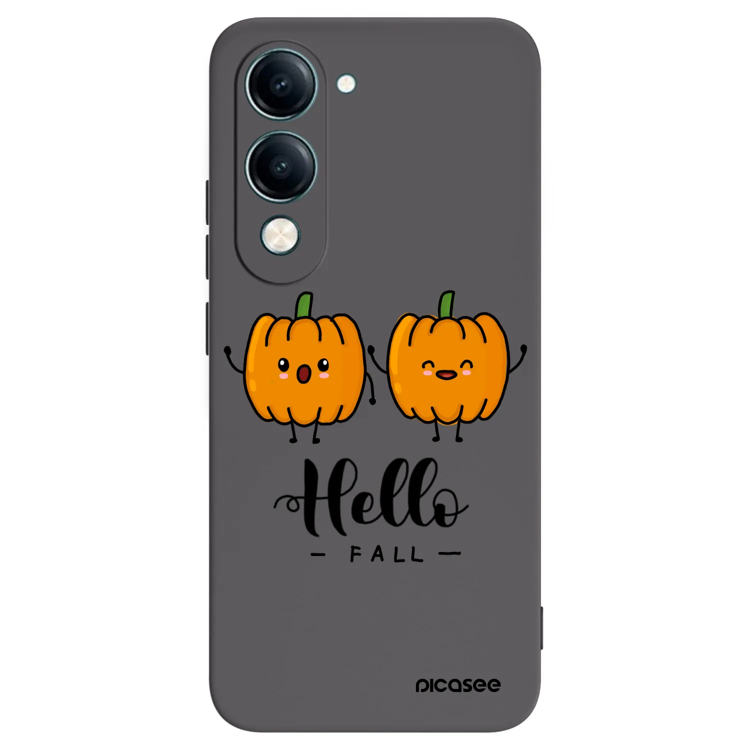 Picasee silikonski črni ovitek za Vivo Y29s 5G - Hallo Fall