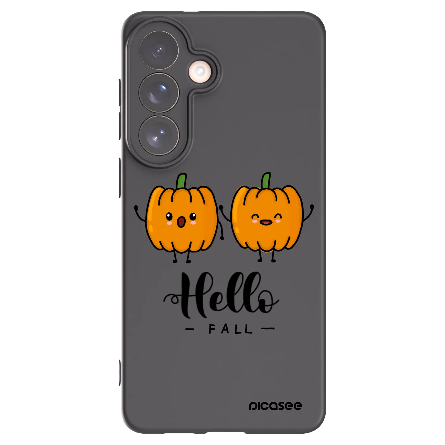Picasee silikonski črni ovitek za Samsung Galaxy S26+ - Hallo Fall