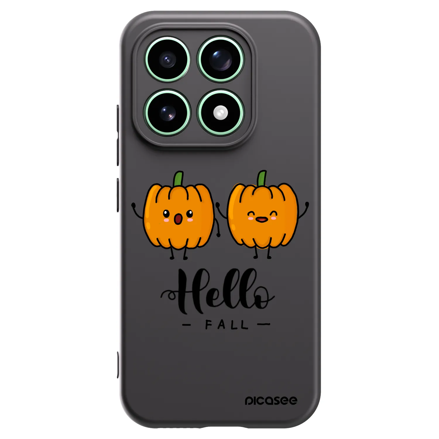 Picasee silikonski črni ovitek za Xiaomi 17 - Hallo Fall