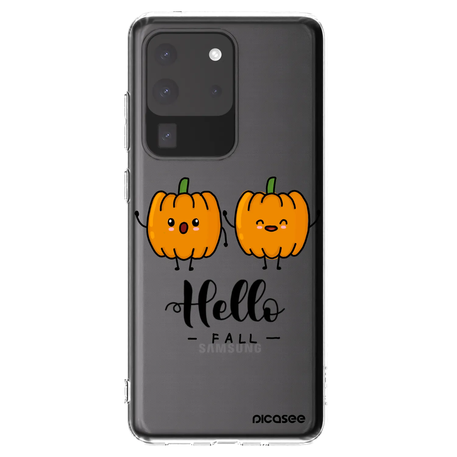 Picasee silikonski prozorni ovitek za Samsung Galaxy S20 Ultra 5G G988F - Hallo Fall