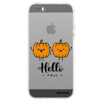Picasee silikonski prozorni ovitek za Apple iPhone 5/5S/SE - Hallo Fall