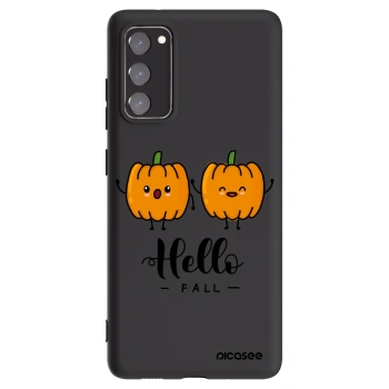 Picasee silikonski črni ovitek za Samsung Galaxy S20 FE - Hallo Fall