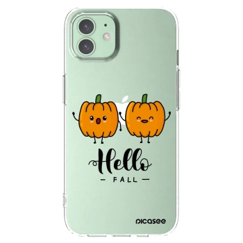 Picasee silikonski prozorni ovitek za Apple iPhone 12 - Hallo Fall