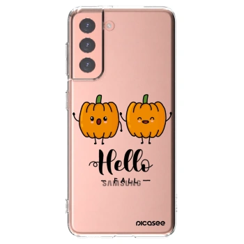 Picasee silikonski prozorni ovitek za Samsung Galaxy S21 5G G991B - Hallo Fall