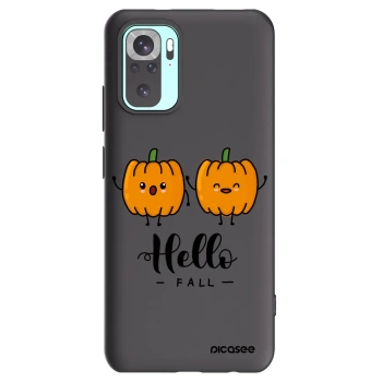 Picasee silikonski črni ovitek za Xiaomi Redmi Note 10 Pro - Hallo Fall
